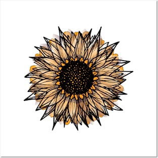 Little Aesthetic Sunflower Posters and Art